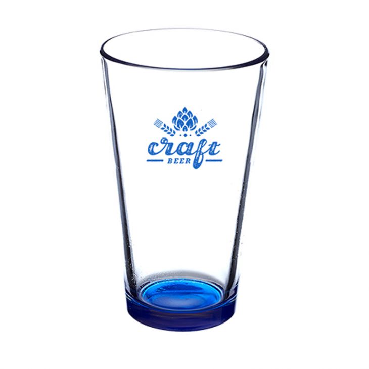 16 oz Pint Glass with Glow Bottom main image